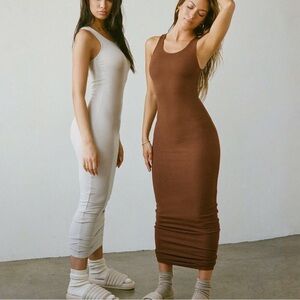 Joah Brown Brown FlexRib
Bodycon Maxi Dress